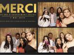 Le photomaton a donné l’occasion à chacun de « lâcher son fou » à l’aide de nombreux accessoires et rapporter ainsi un souvenir de la soirée.