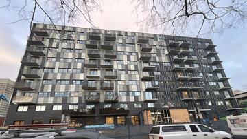 La tour des habitations Saint-André, un chantier qui aura un impact sur la vie des locataires.